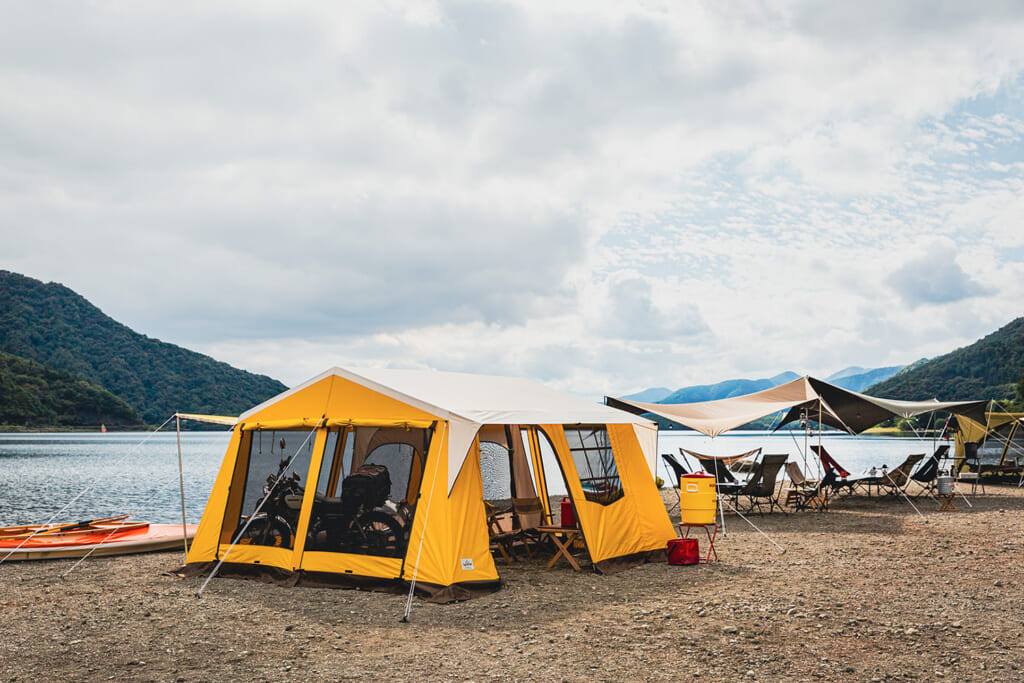 ogawa」が2025年最新モデルをお披露目！ お馴染みのロッジテントから