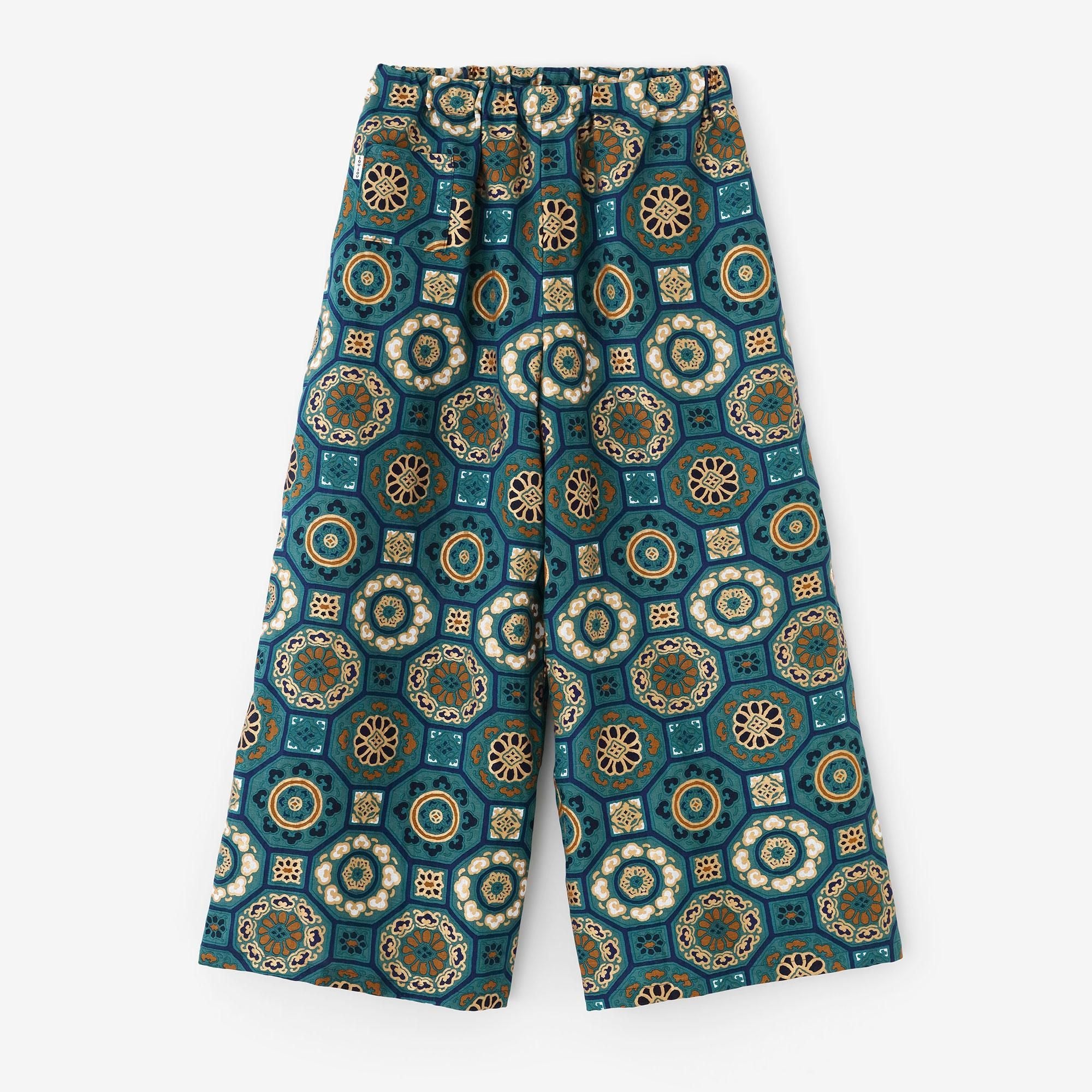 12号帆布 広形（ひろなり）もんぺ／陶板（とうばん）