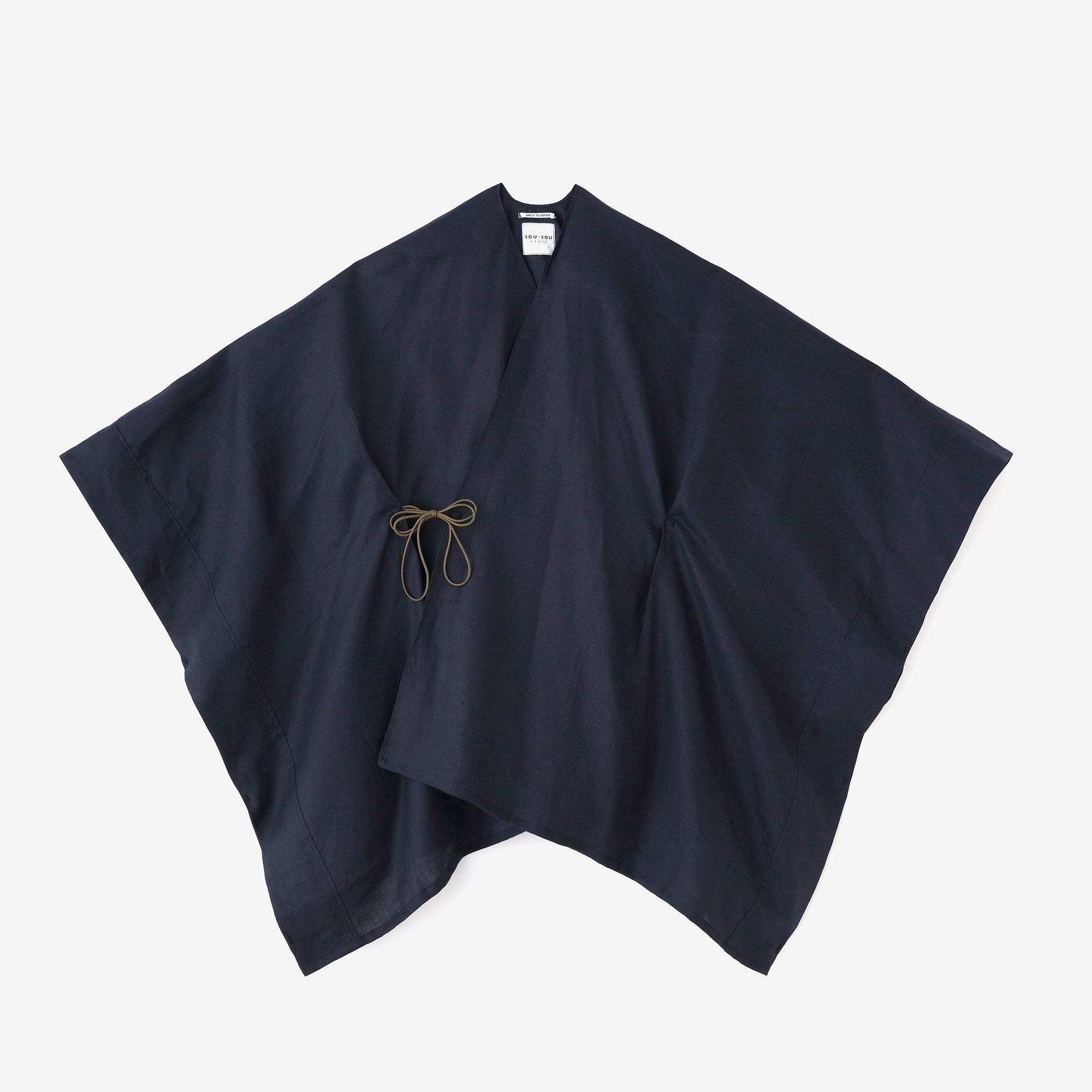 3月3日頃発送予定】麻 きさらぎ 袖括り（そでくくり）／灰梅（はいうめ）