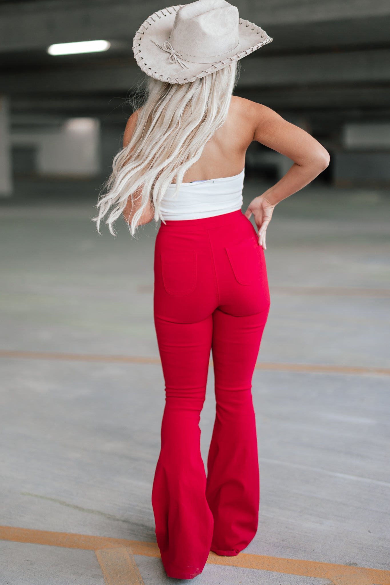 Knox Flare Jeans (Red) – Southern Alternative