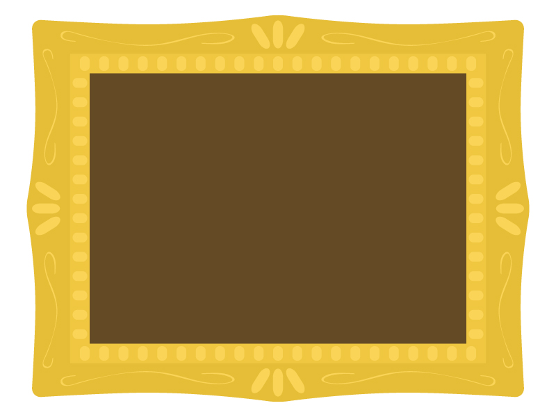 絵画の額縁のイラスト | イラスト無料・かわいいテンプレート