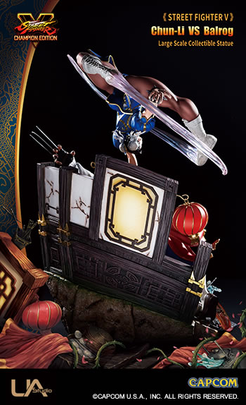 フィギュア専門店 -ソダチトイズ / 春麗VSバルログ 大型スタチュー