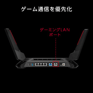 Wi-Fiルーター 4804+1148bps ROG Rapture GT-AX6000 GT-AX6000/J ［Wi