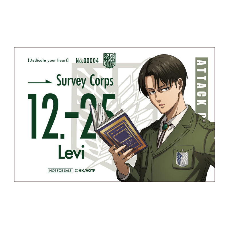 進撃の巨人 The Final Season レザーブックカバー キャメル 特典