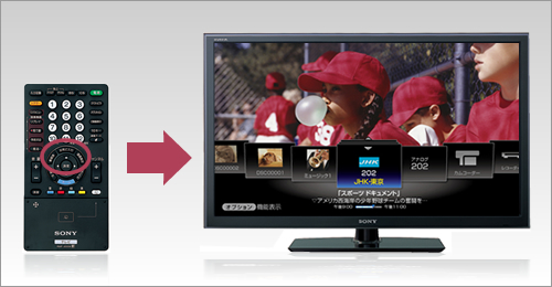 KDL-40F5 特長 : 機能・デザイン | テレビ ブラビア | ソニー