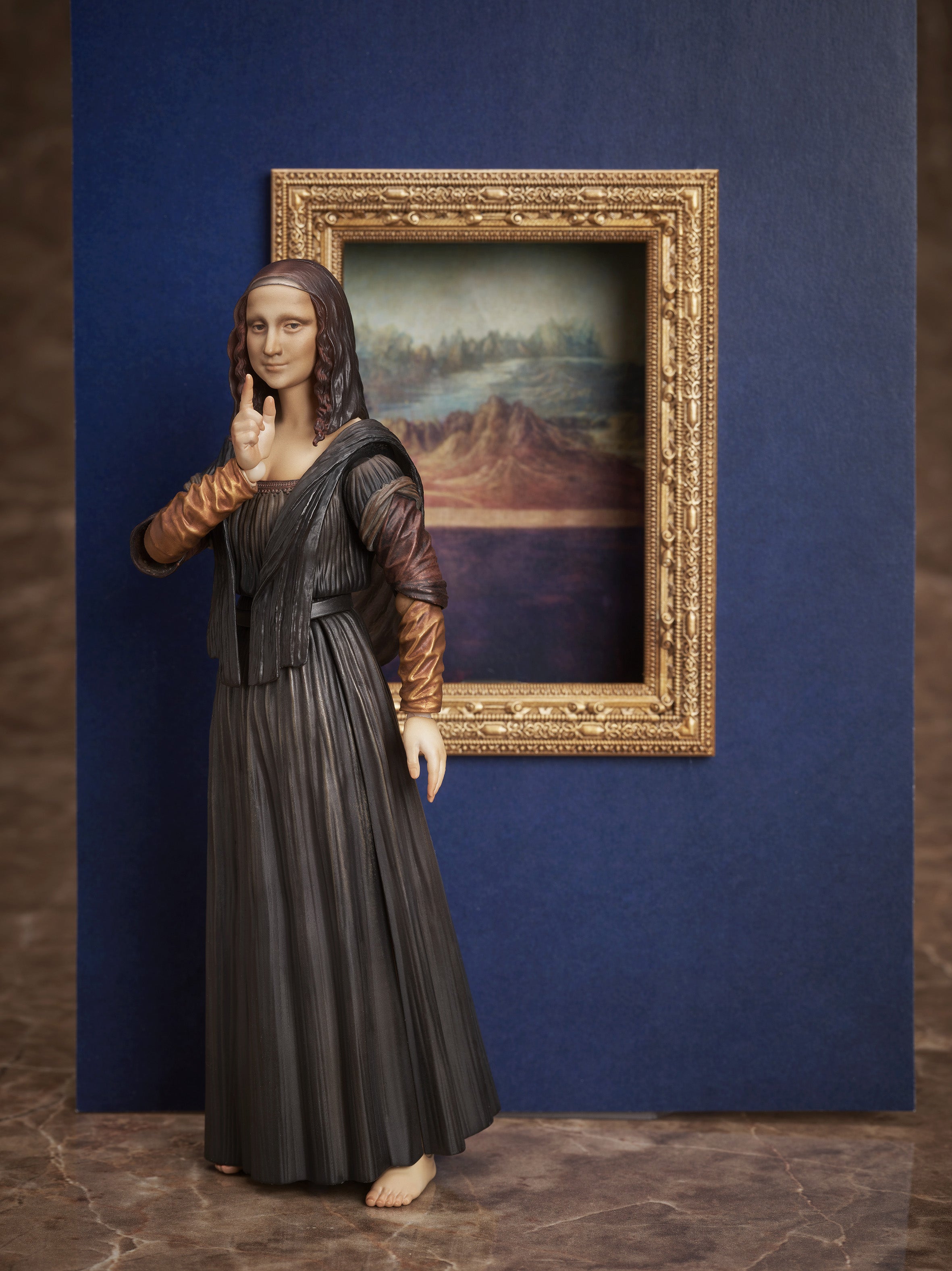 モナ・リザ／レオナルド・ダ・ヴィンチ(模写) 商品実物の写真です