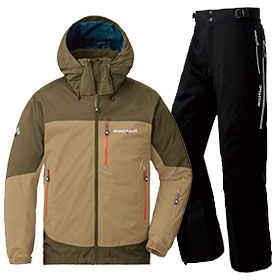 montbell/モンベル/スノーウェア上下セット（メンズ）DO/BSのレンタル