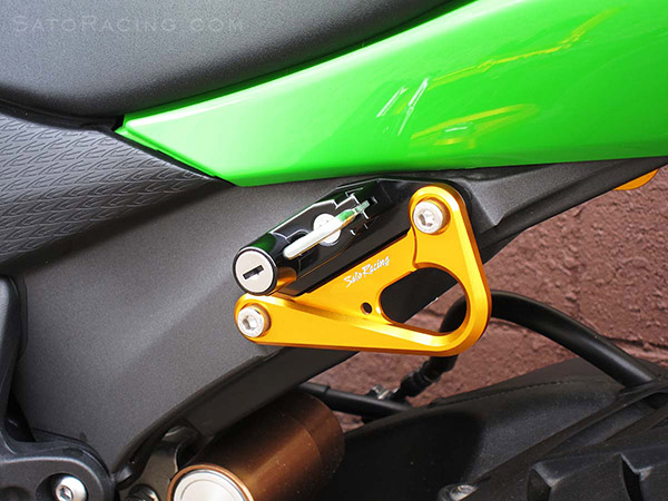SATO RACING | Helmet Lock - Kawasaki ZX-6R ('09-'12)