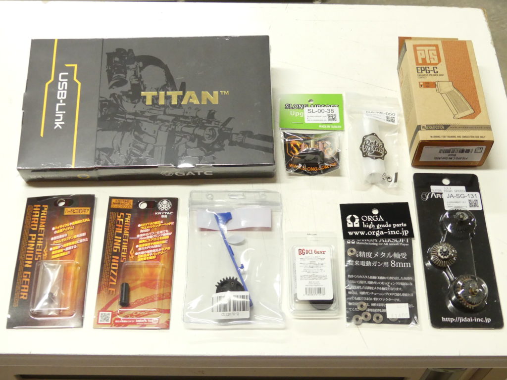 □SAATカスタムブログ□KRYTACの電動ガンにTITANとDSGを組み込みました