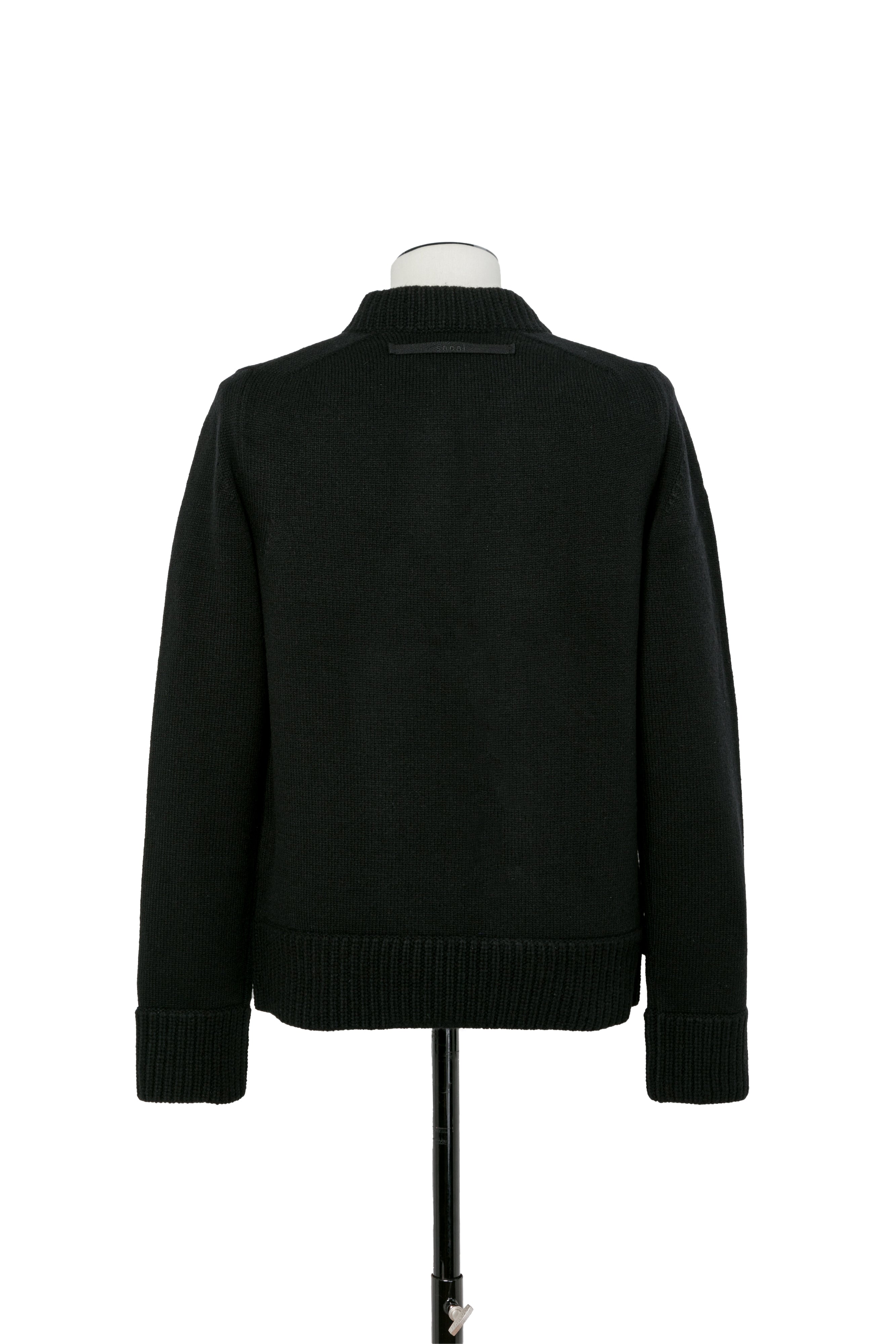Wool Knit Blouson | sacai Official Store サカイ オフィシャル