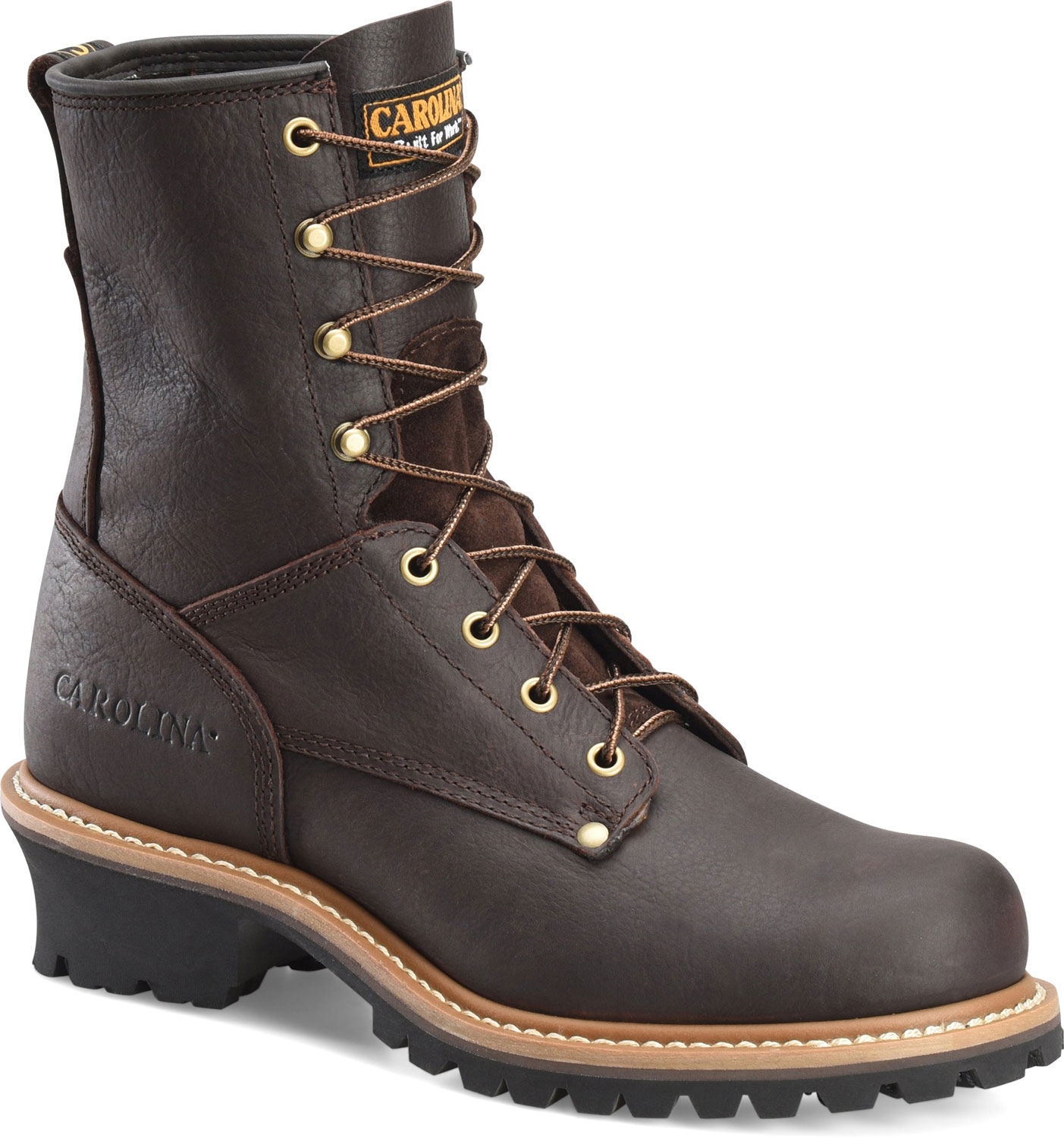 CA1821 Carolina Brown 8 Inch Logger Men's