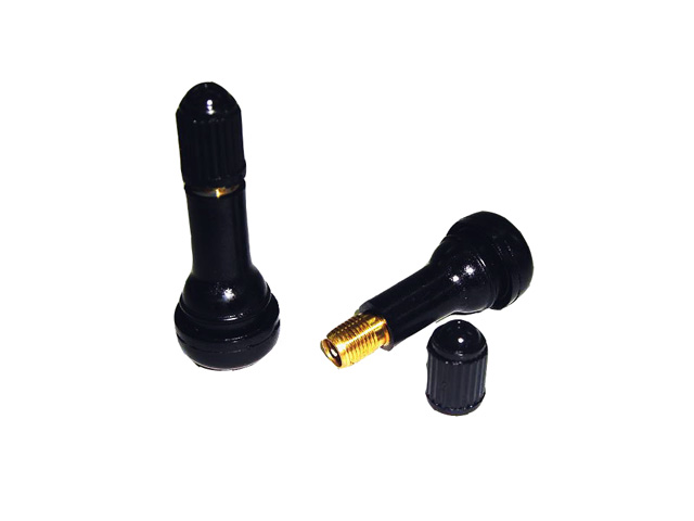 テック チューブレスバルブ TR413-BA 100本 耐熱コア TECH スナップ