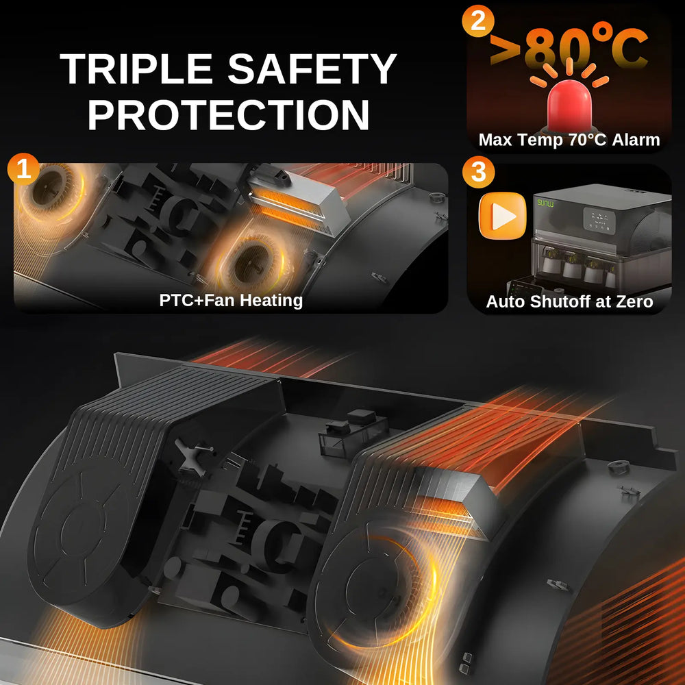 AMS Heater for Bambu Lab AMS Gen 1, Simultaneous Filament Drying