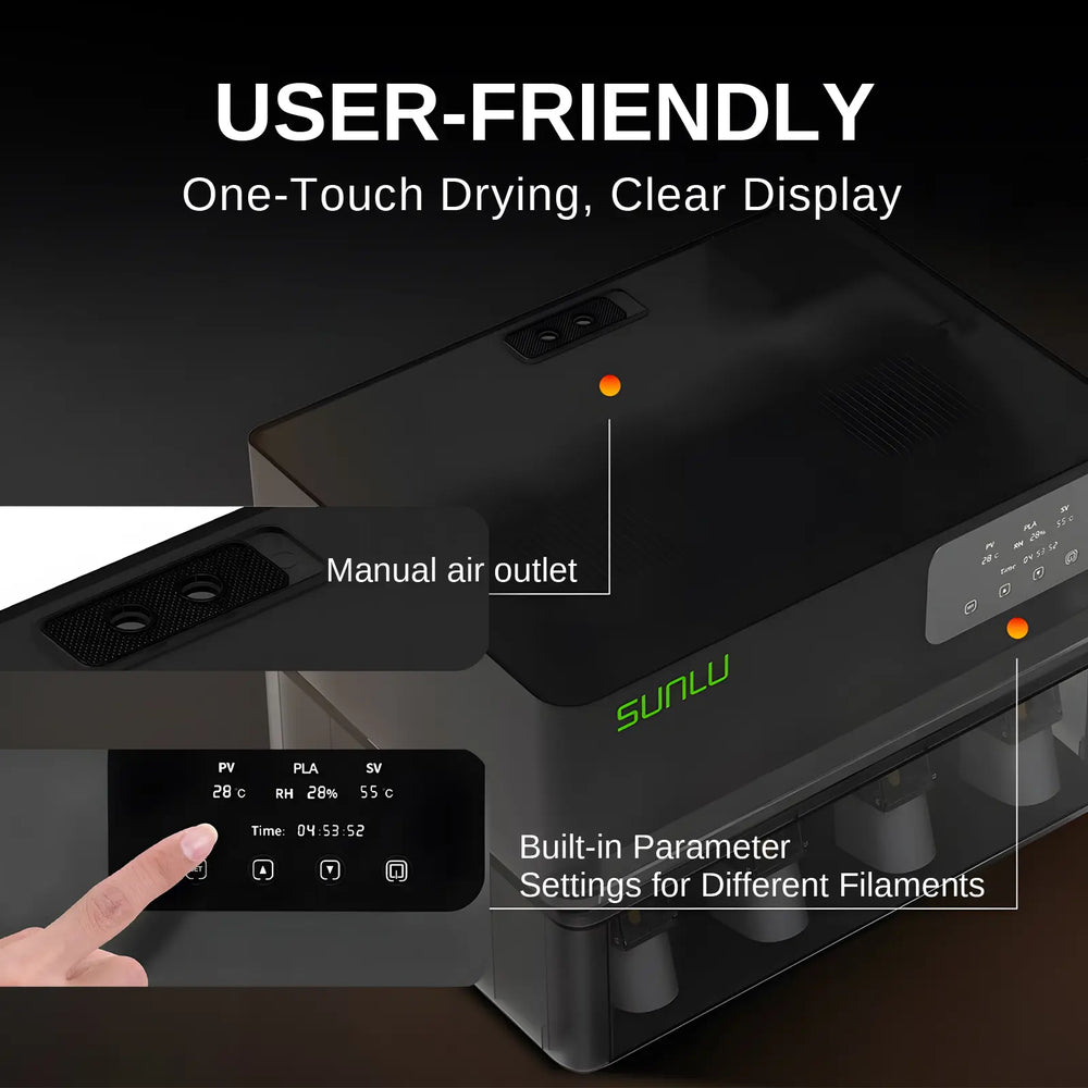 AMS Heater for Bambu Lab AMS Gen 1, Simultaneous Filament Drying