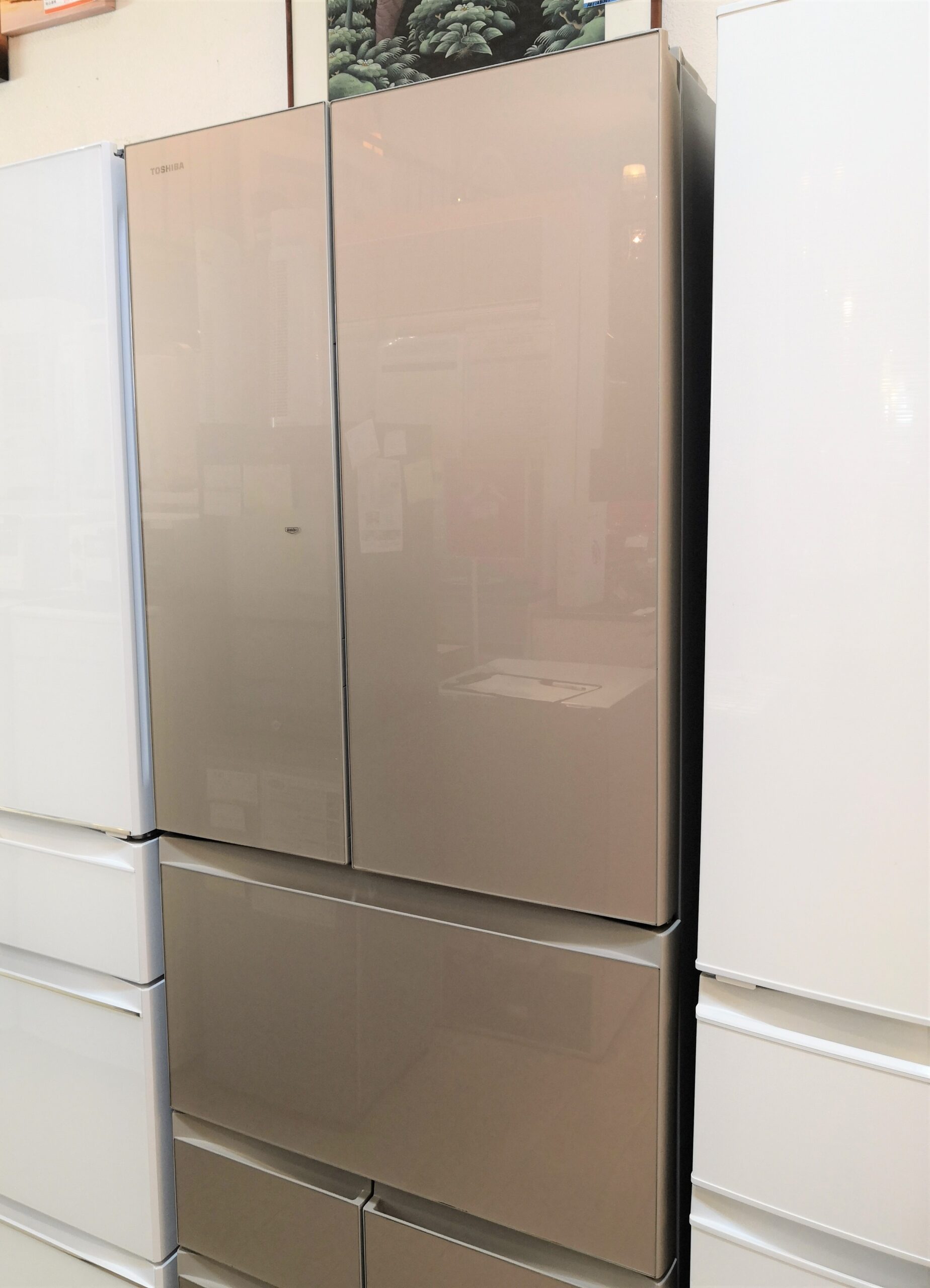 東芝 ノンフロン冷凍冷蔵庫 GR-R460FH(EC) 2019年製 462L