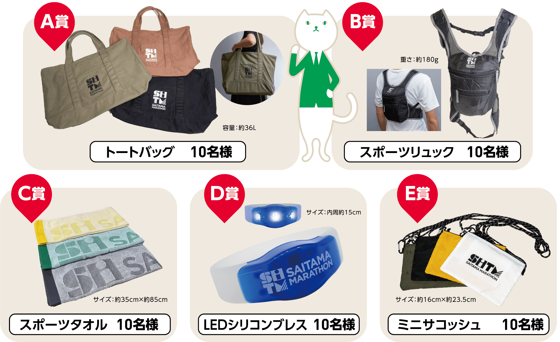 さいたまマラソン応援企画！期間中のメルマガ登録で素敵な商品が当たる