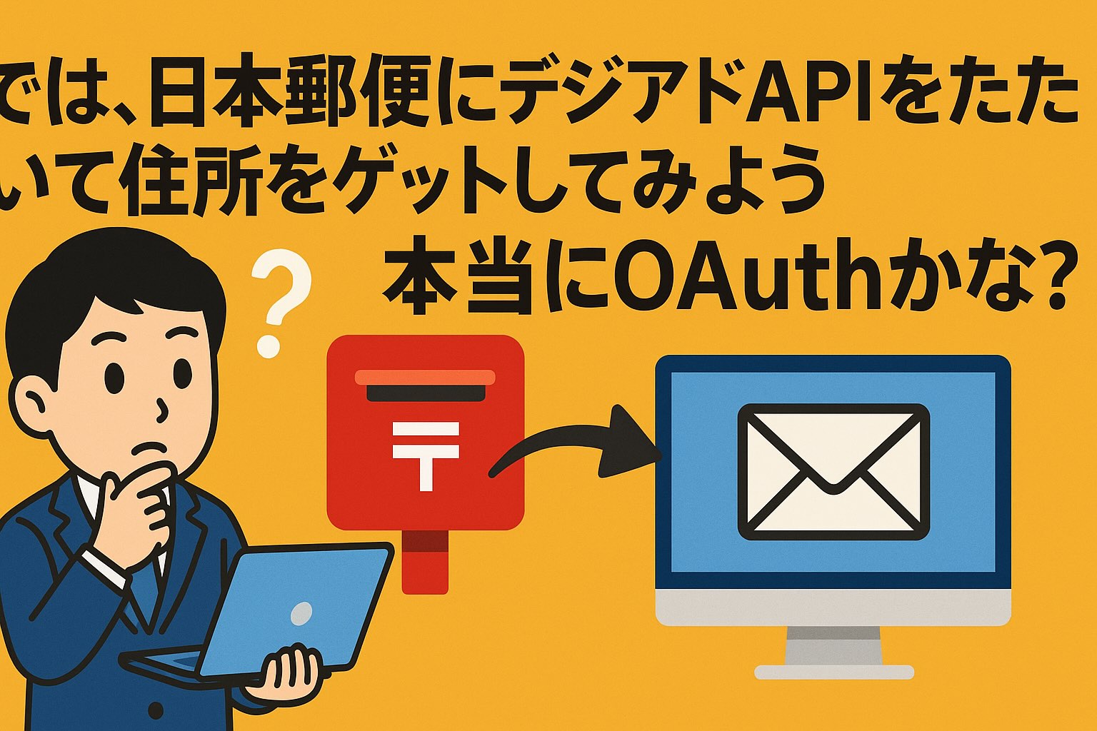 では、日本郵便のデジアドAPIをたたいて「住所」をゲットしてみよう