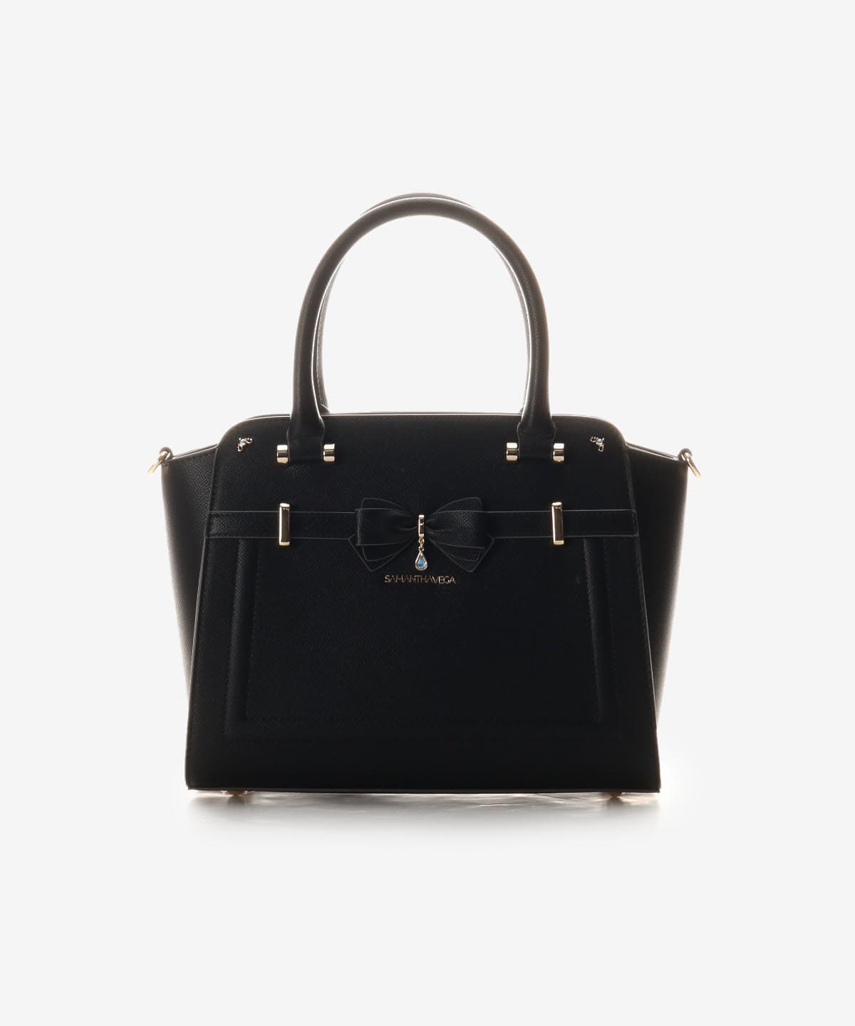 アクセントリボントートバッグ(FREE ブラック): SAMANTHAVEGAサマンサ