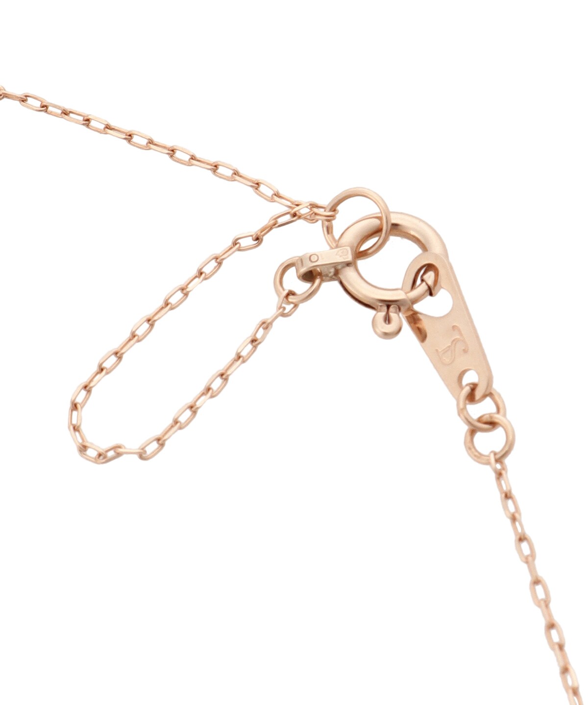 K18 PG Love Knot スウィングルネックレス(40cm K18 SPG(PG