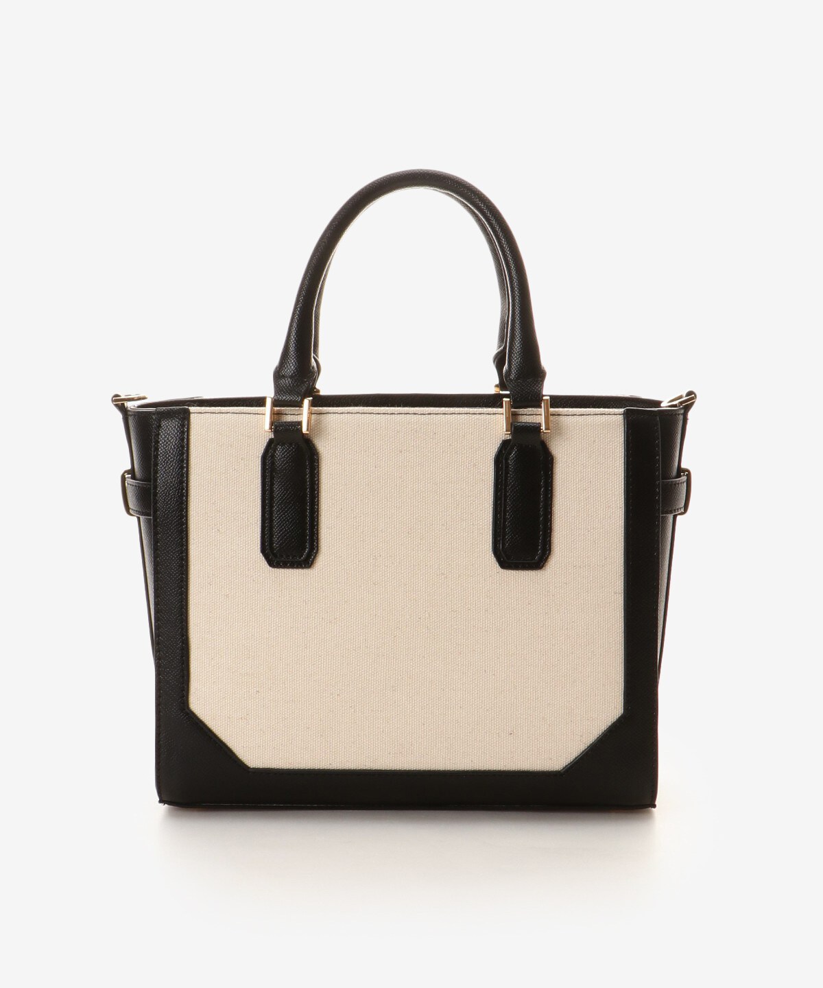 キャンバスベルト金具ハンドバッグ(FREE ブラック): SAMANTHAVEGA