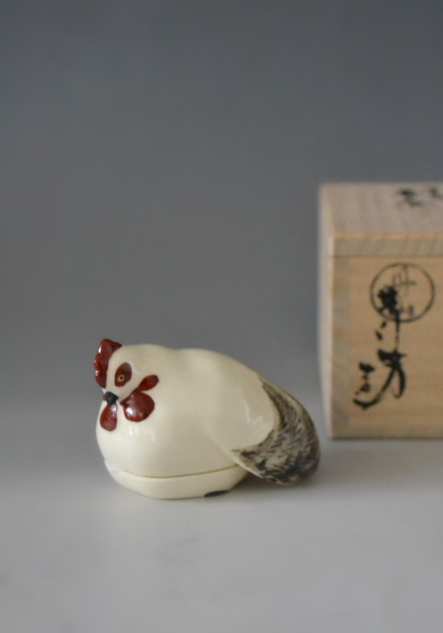 Anntique Sam's Collection 干支香合 「鳥」 丹山 小峠葛芳