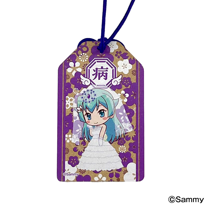 ツインエンジェル木製お守り テスラ