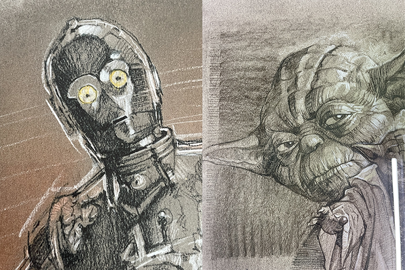 買取実績】ドゥルー・ストゥルーザン『スター・ウォーズ』複製版画2点