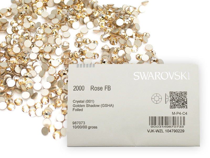 スワロフスキー クリスタルゴールデンシャドウ-#2000 4-ラインストーン