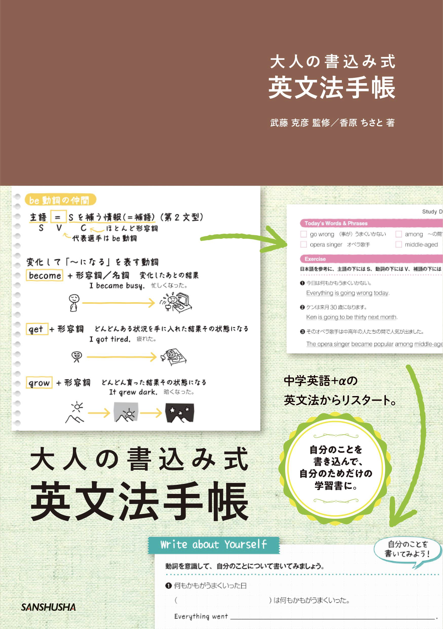 大人の書込み式英文法手帳｜三修社
