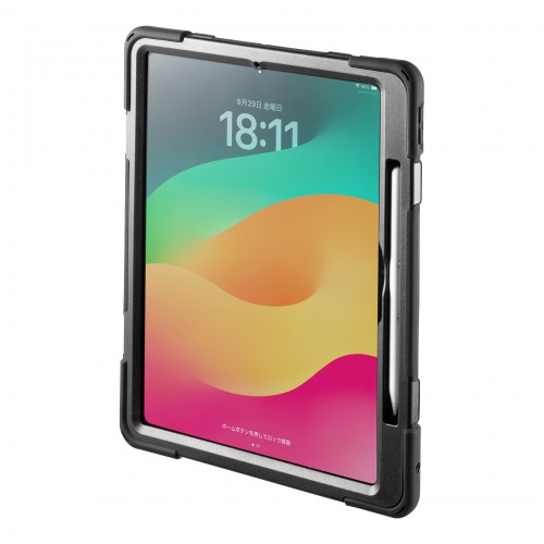 PDA-IPAD1717BK3【iPad Pro 11インチ（M5/2025、M4/2024）用耐衝撃