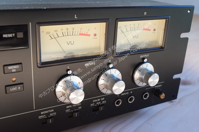 中古音響機材 TASCAM 112MKⅡバランス入出力（LA-112）】 カセット