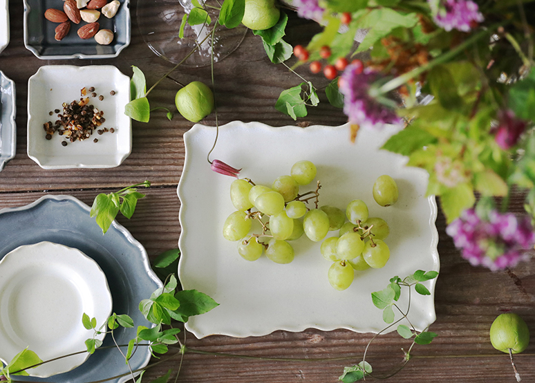 Sarah Graceオリジナルプレート ⾊と形でコーディネートを楽しむ