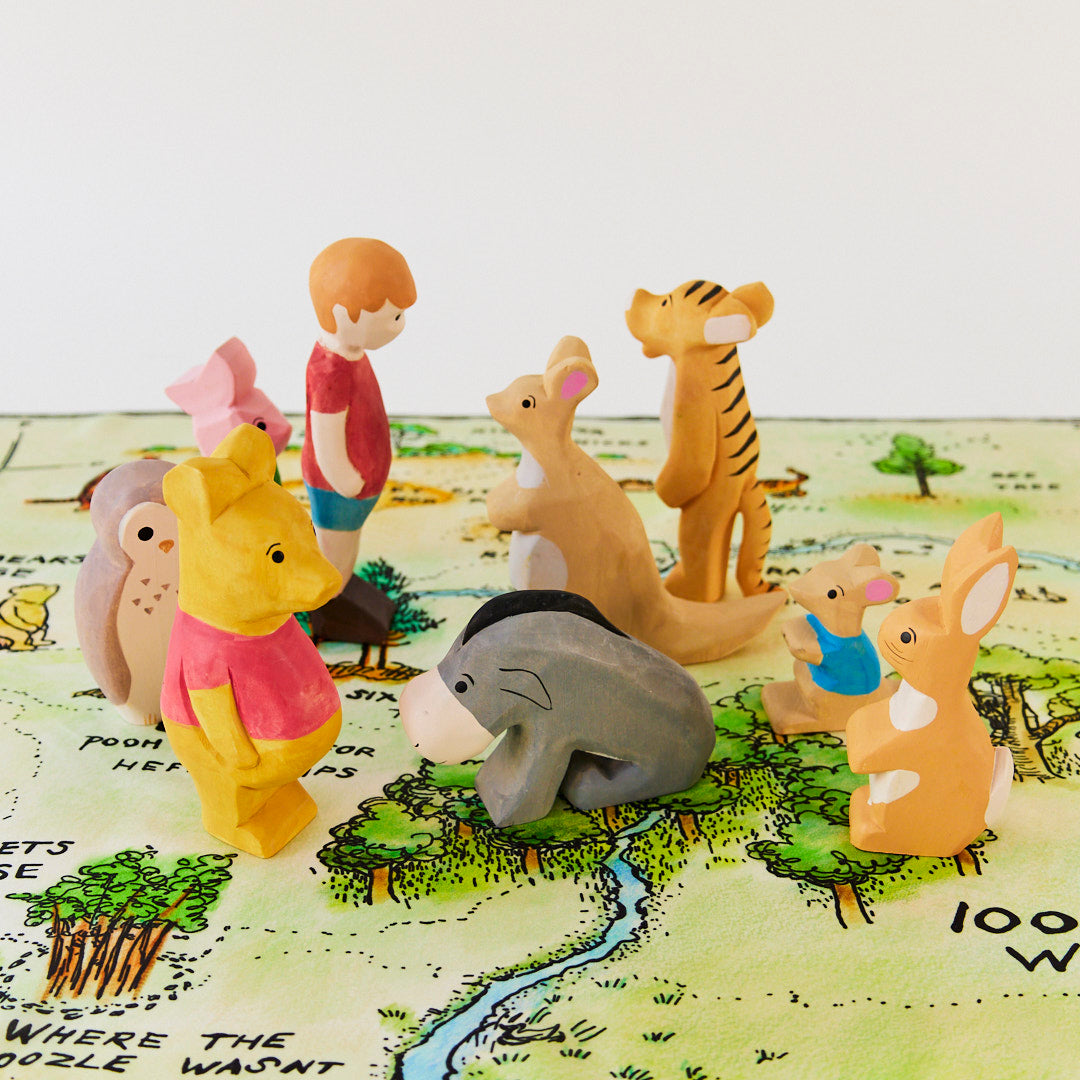 Wooden Winnie-the-Pooh & Friends Set – Sarah's Silks