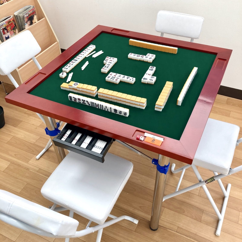 手打ち麻雀卓 はなこの麻雀卓コネクト (取り外せるパイプ脚仕様)※お