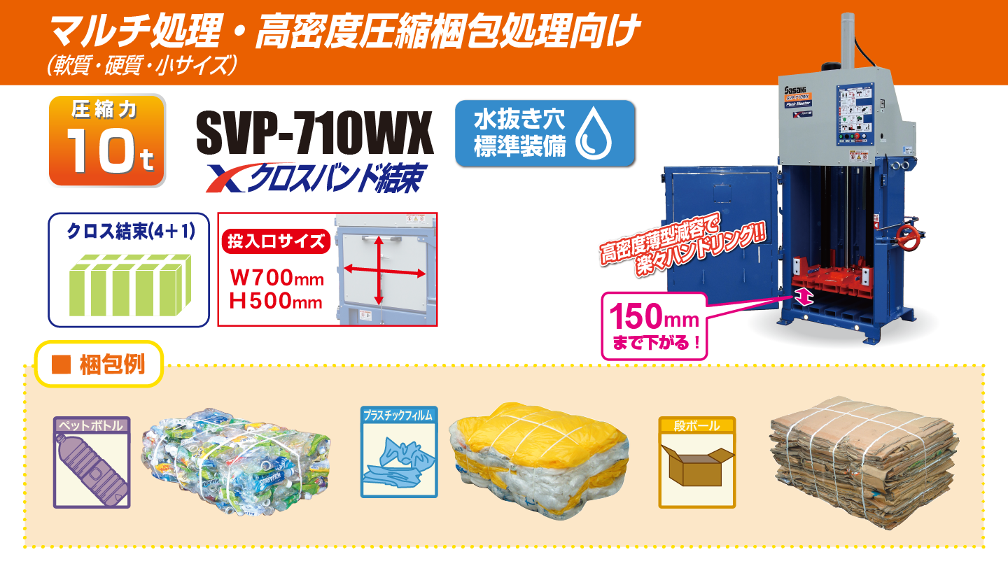 SVP504W・710WX・525W│株式会社ササキコーポレーション