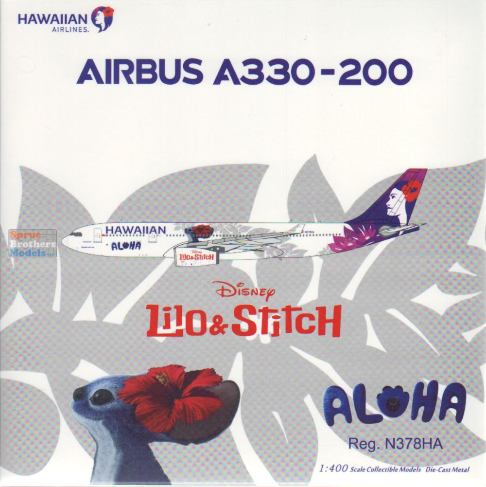 NGM61105 1:400 NG Model Hawaiian Airlines Airbus A330-200 Reg