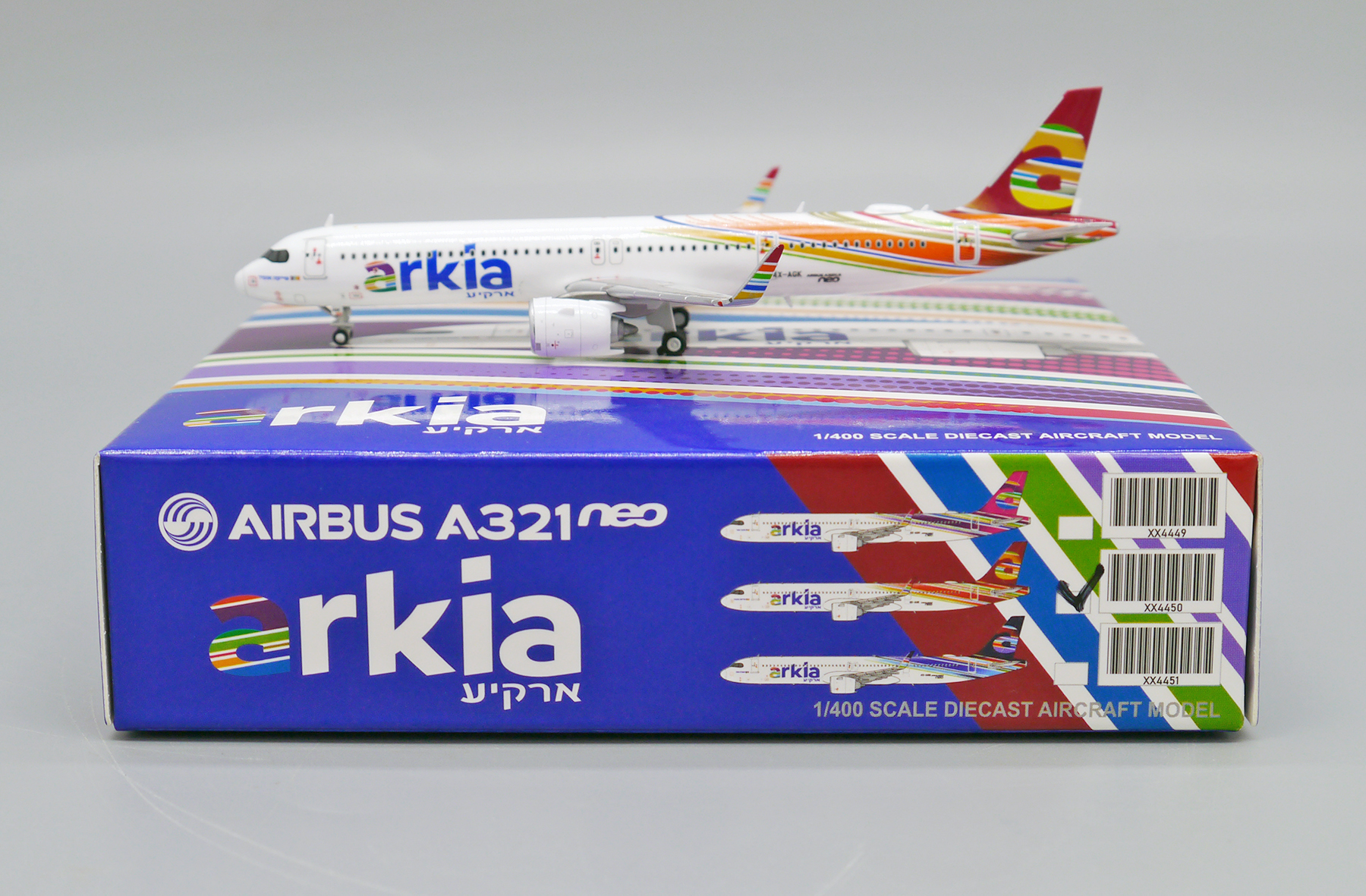 ScaleModelStore.com :: JC Wings 1:400 - XX4450 - Arkia Israeli