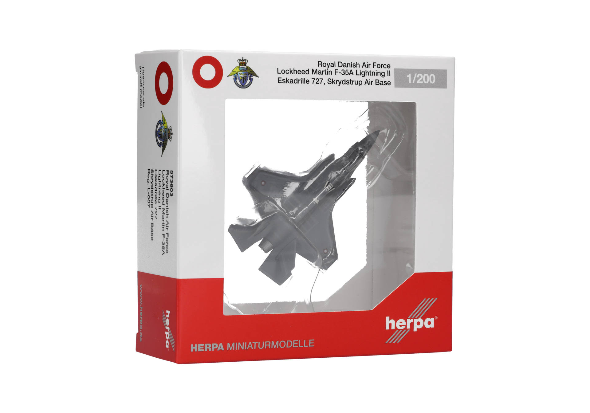 ScaleModelStore.com :: Herpa Wings 1:200 - 573603 - Danish Air