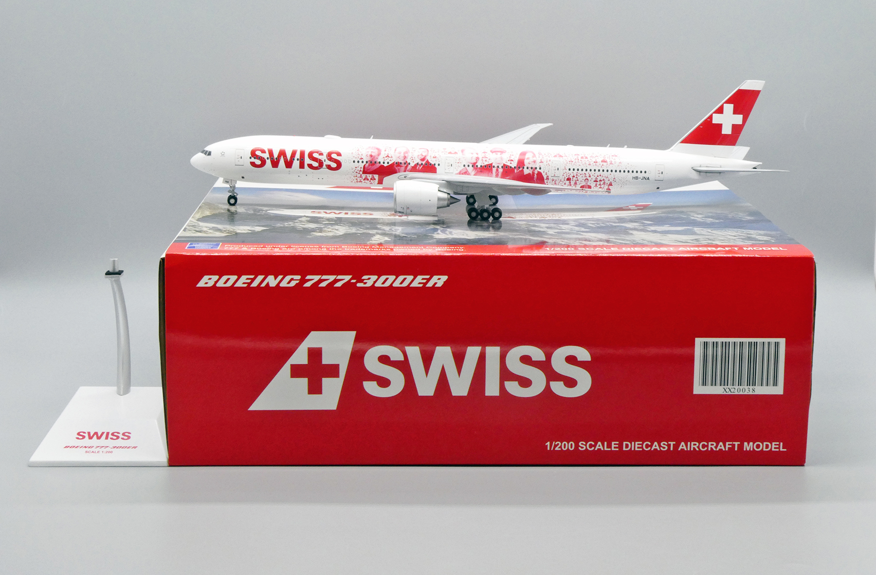 ScaleModelStore.com :: JC Wings 1:200 - XX20038 - Swiss Boeing 777