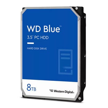 WD 8TB Blue 3.5” SATA HDD/Hard Drive LN148000 - WD80EAAZ | SCAN UK