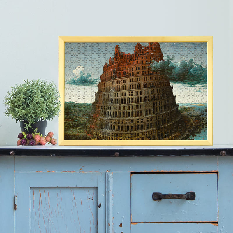 バベルの塔（1568年）（ピーテル・ブリューゲル）のジグソーパズル