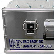 アルミボックスK470 ZRGS シリーズ ZRGS-40568-3｜輸送ケース／ラック