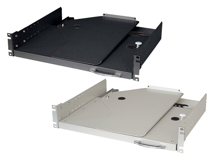 自転式キーボードテーブル RAKT シリーズ RAKT-0845RWG｜19インチ