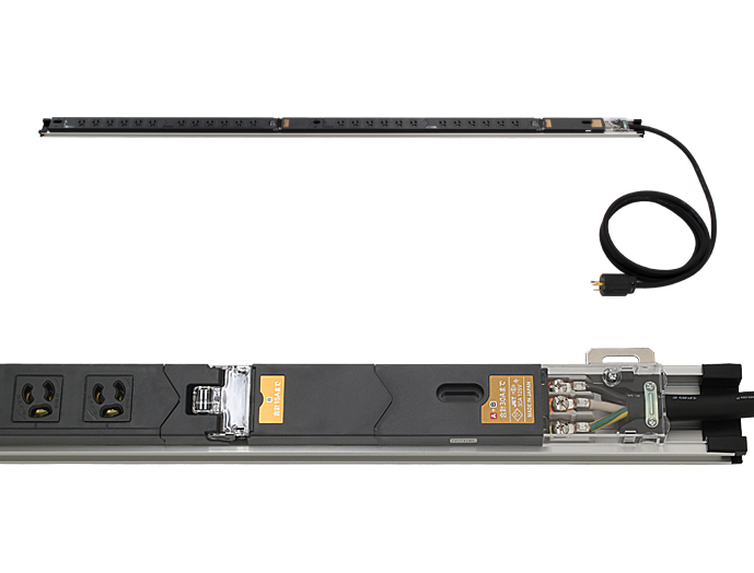コンセントバー取付金具付（100V 15～30A） DZ シリーズ DZ-1003024CCP