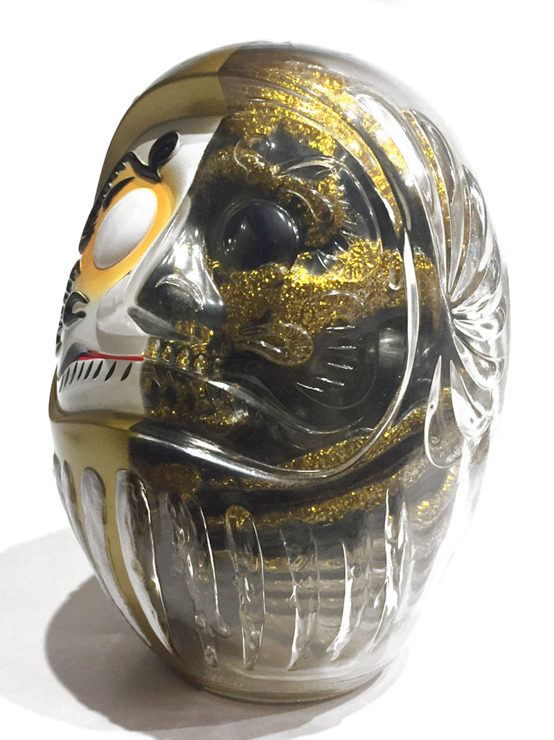 DARUMA SKULL X-RAY FULL COLOR GOLD - SECRET BASE ONLINE STORE