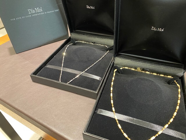 お客様ご注文の Dis Moi（ディモア）18金ネックレス - 精光堂 -SEIKODO