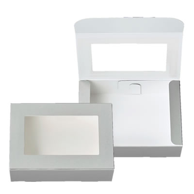 ケースN式 グレー フィルム窓付: ギフトボックス・外箱｜包装資材