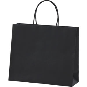 手さげ紙袋 黒 280×100×240: 紙袋・ポリ袋｜包装資材・梱包資材の