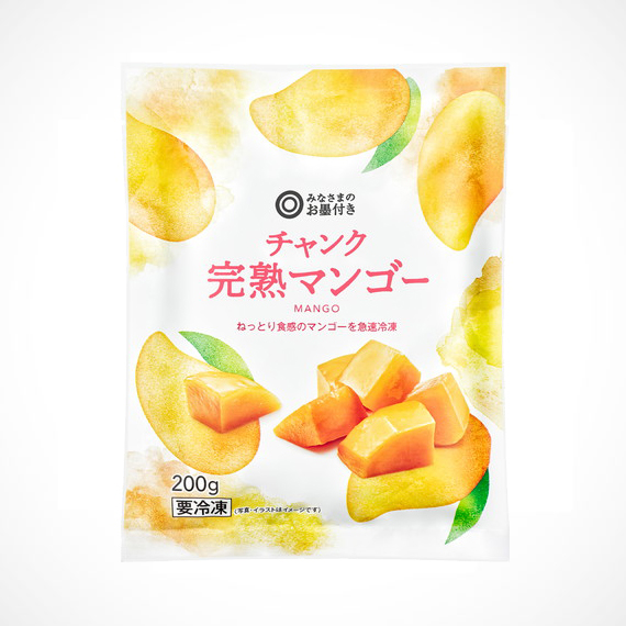 西友 - チャンク完熟マンゴー 200g | SEIYU