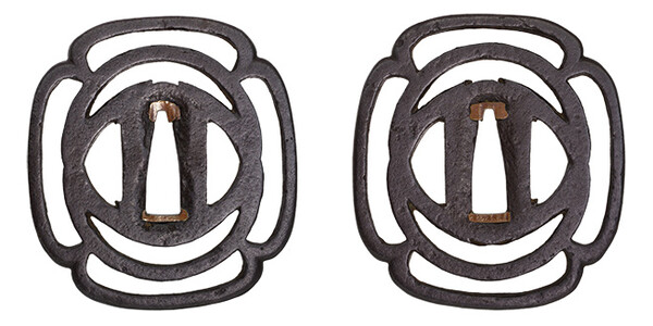 高級豪華版居合刀大小2本 青柄 桜透し木瓜鍔 高級豪華版居合刀大小2本